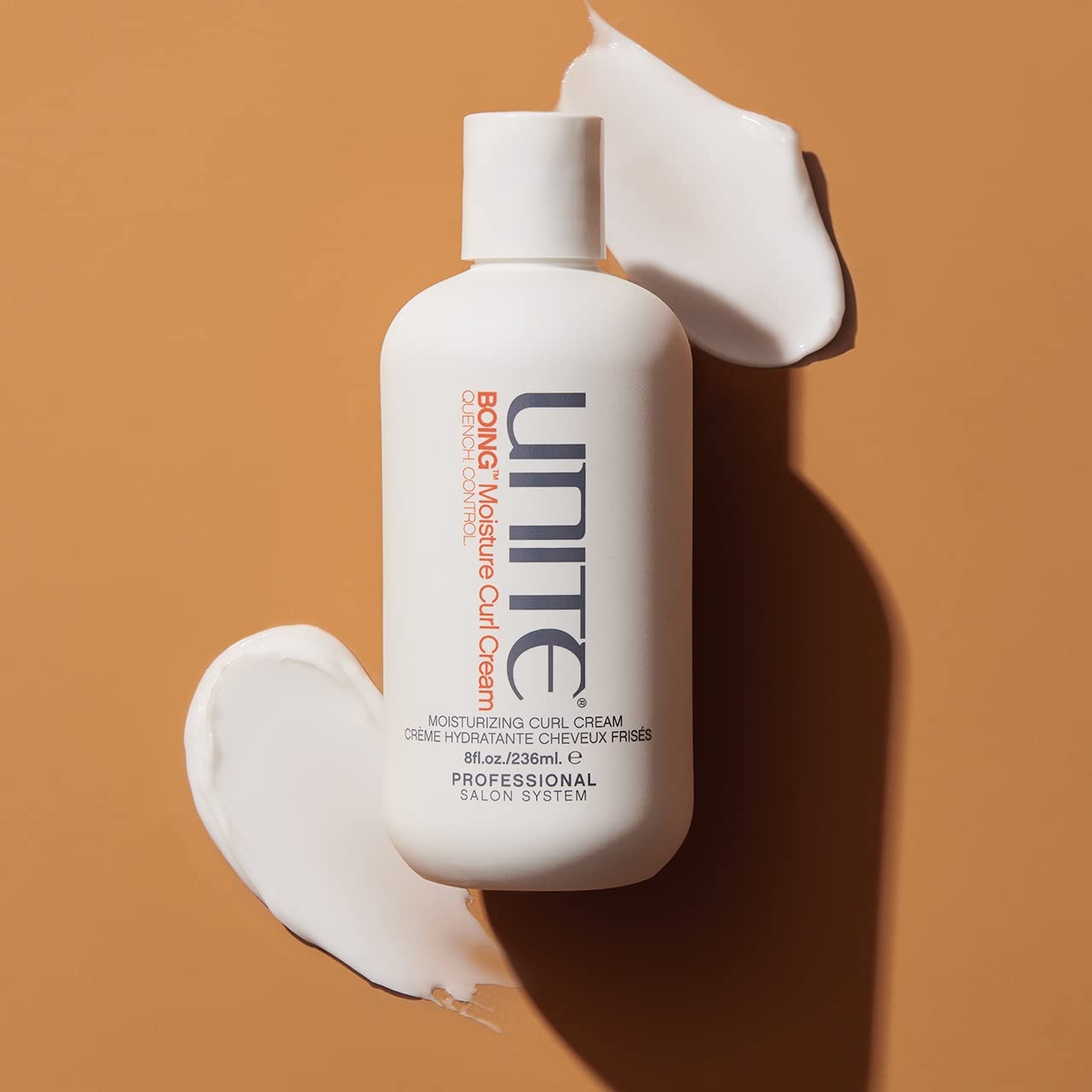 UNITE Hair – BOING Moisture Curl Cream – Ultra-Hydrating Styling Cream to Soften, Define & Control Curls – Light Hold & Humidity Protection – UV & Thermal Protection – 8 Fl Oz