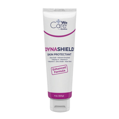 Dynarex DynaShield Skin Protectant Barrier Cream - Zinc Oxide Cream with Vitamins A, D, E, Aloe Vera - Protect and Treat Minor Wounds and Dry Skin - 4 oz. Tube, 1 Count