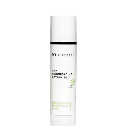 DCL Skincare AHA Resurfacing Lotion 20 with 20% Glycolic Acid, High-Strength Exfoliating Treatment, 1.7 fl oz