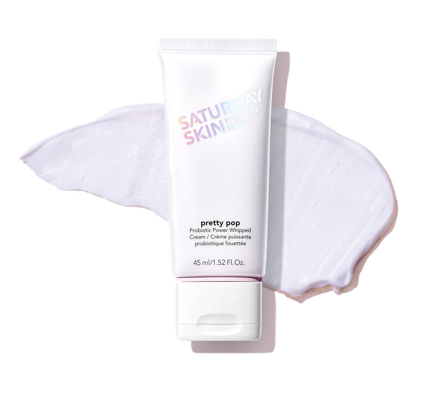 Saturday Skin Pretty Pop Prebiotics & Probiotics whipped Moisturizing Cream Nourishing Allure Best of Beauty K-Beauty Winner 2020 (1.52 Fl Oz)