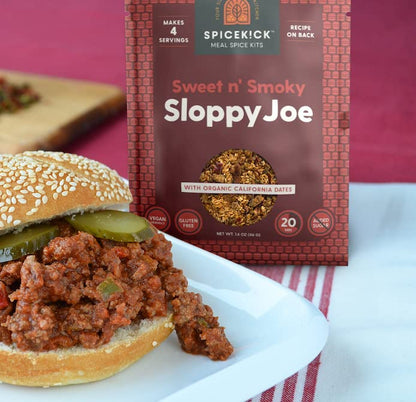 Spicekick Sloppy Joe Seasoning Mix (4 Pack) | Gluten Free, Paleo, No Sugar Added