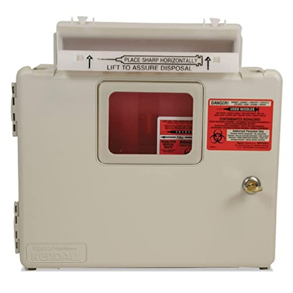 SharpSafety™ Wall Enclosure for in Room Sharps Container, 2 and 5 Quart