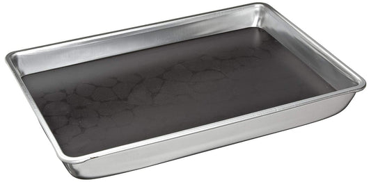 United Scientific™ Dissecting Pan, Aluminum, with Black Wax, 11.25" X 7.5" X 1.5"