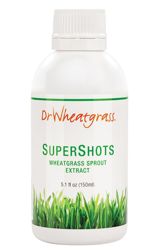 Dr Wheatgrass Supershots(30 Day Supply) - Wheatgrass Extract in a Bottle, Stronger Than Fresh Wheatgrass Juice and Powder