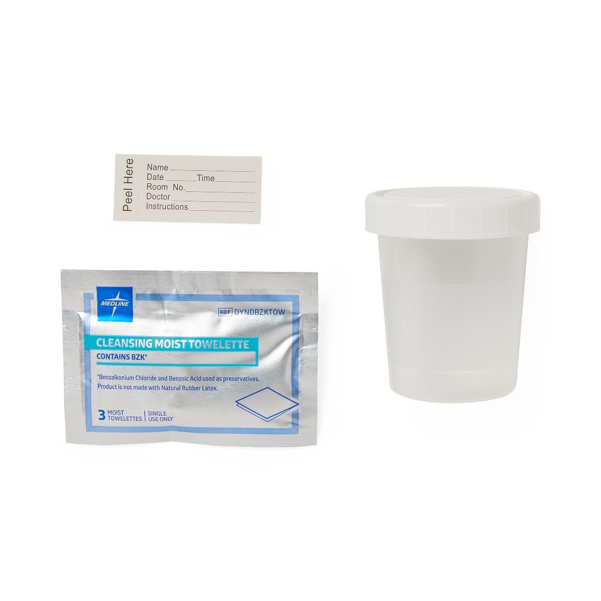 Basic Midstream Collection Kit, BZK Towelettes, 4 oz.,1,Each,DYND30240H