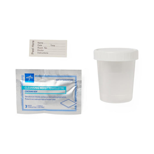 Basic Midstream Collection Kit, BZK Towelettes, 4 oz.,1,Each,DYND30240H