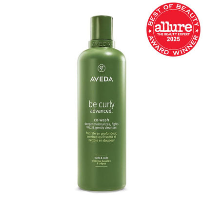Aveda Be Curly Advanced Co-Wash | Removes Buildup Without Stripping | Hydrates Curly & Coily Hair | Fights Frizz | Sulfate Free | Silicone Free | 98% Naturally Derived*, 11.8 Fl Oz