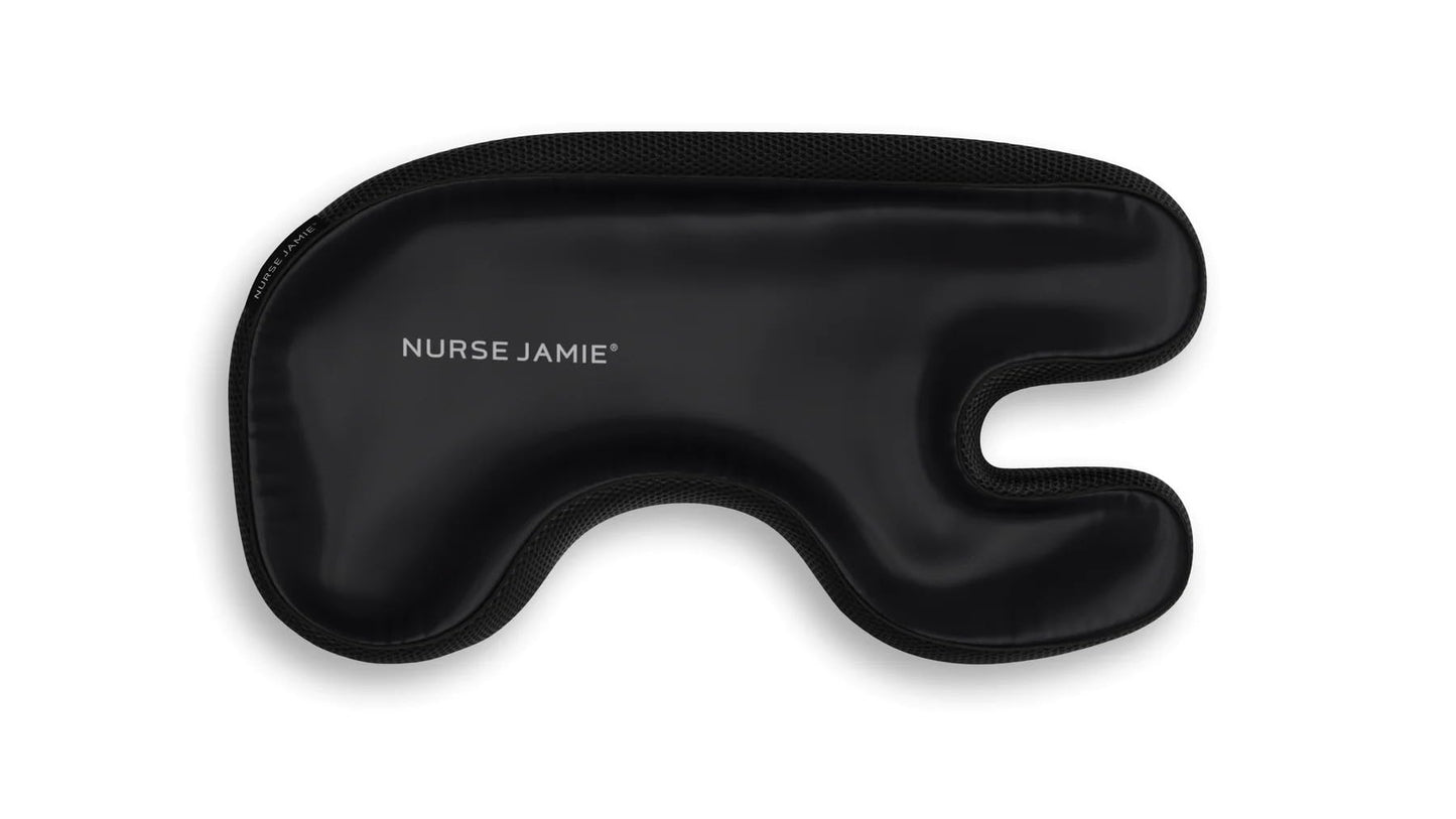 Nurse Jamie Beauty Bear Replacement Pillowcase – Mesh, Silky Black Cover, Minimize Sleep Lines, Gentle on Skin (22" x 11")
