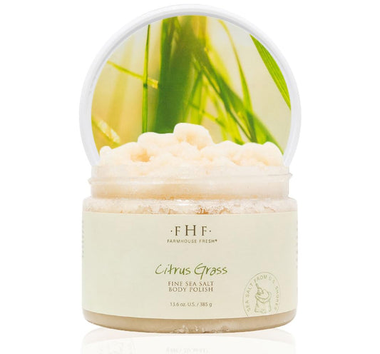 FarmHouse Fresh Citrus Grass Fine Sea Salt Body Polish