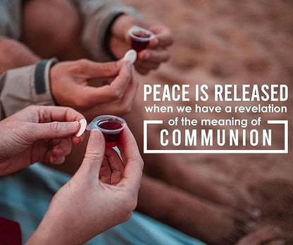 PACK IT HUB The Miracle Meal Pre-filled Communion Cups and Wafer Set Gluten Free - Box of 100 - with 100% Trusted Concord Grape Juice & Gluten Free Wafer