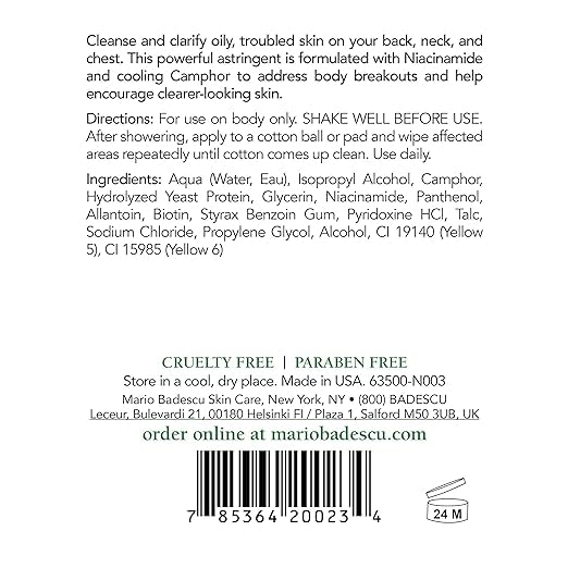 Mario Badescu Body Breakout Kit for Chest, Back and Shoulders, Includes A.H.A. Botanical Soap and Special Cleansing Lotion "O" Body Toner, Ideal for Combination or Oily Skin, 2 ct.