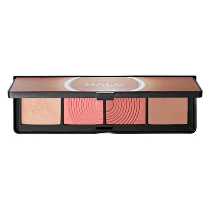 Smashbox Halo Sculpt + Glow Face Palette | Vitamin E, Long Lasting, Contour + Highlighter, 0.55 oz.