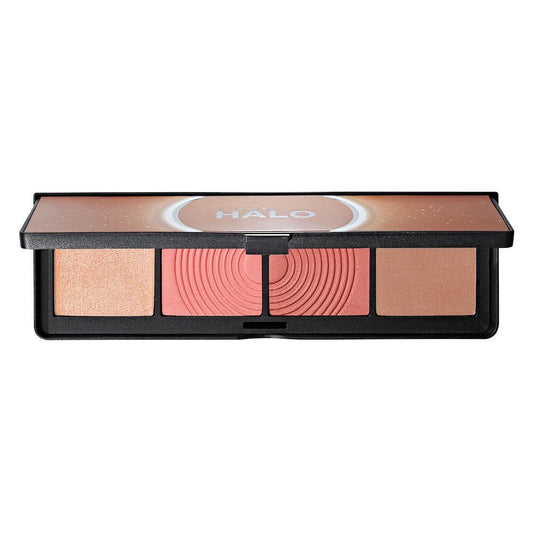Smashbox Halo Sculpt + Glow Face Palette | Vitamin E, Long Lasting, Contour + Highlighter, 0.55 oz.