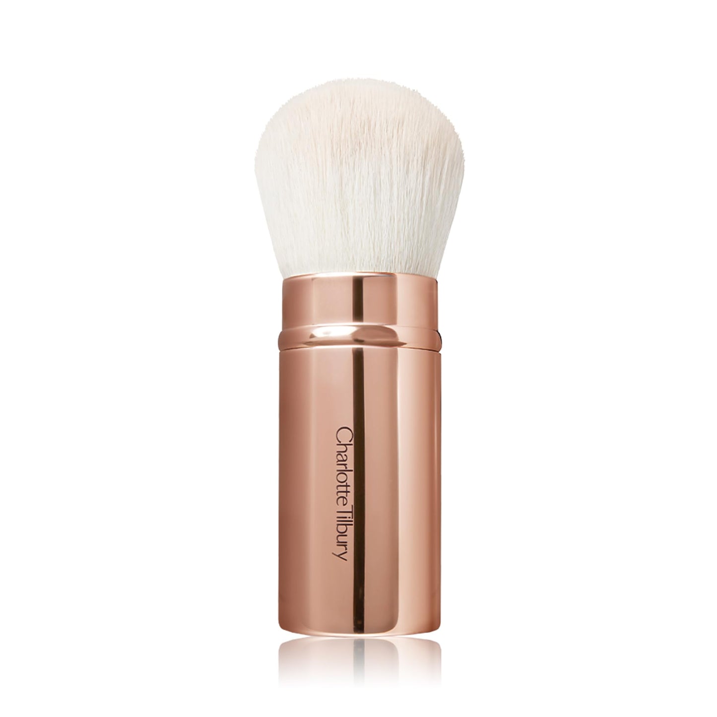Charlotte Tilbury The Air-Brush Bronzing Brush - Kabuki-Style Retractable for Seamless, Airbrushed, Sun-Kissed Finish - Designed for Airbrush Bronzer