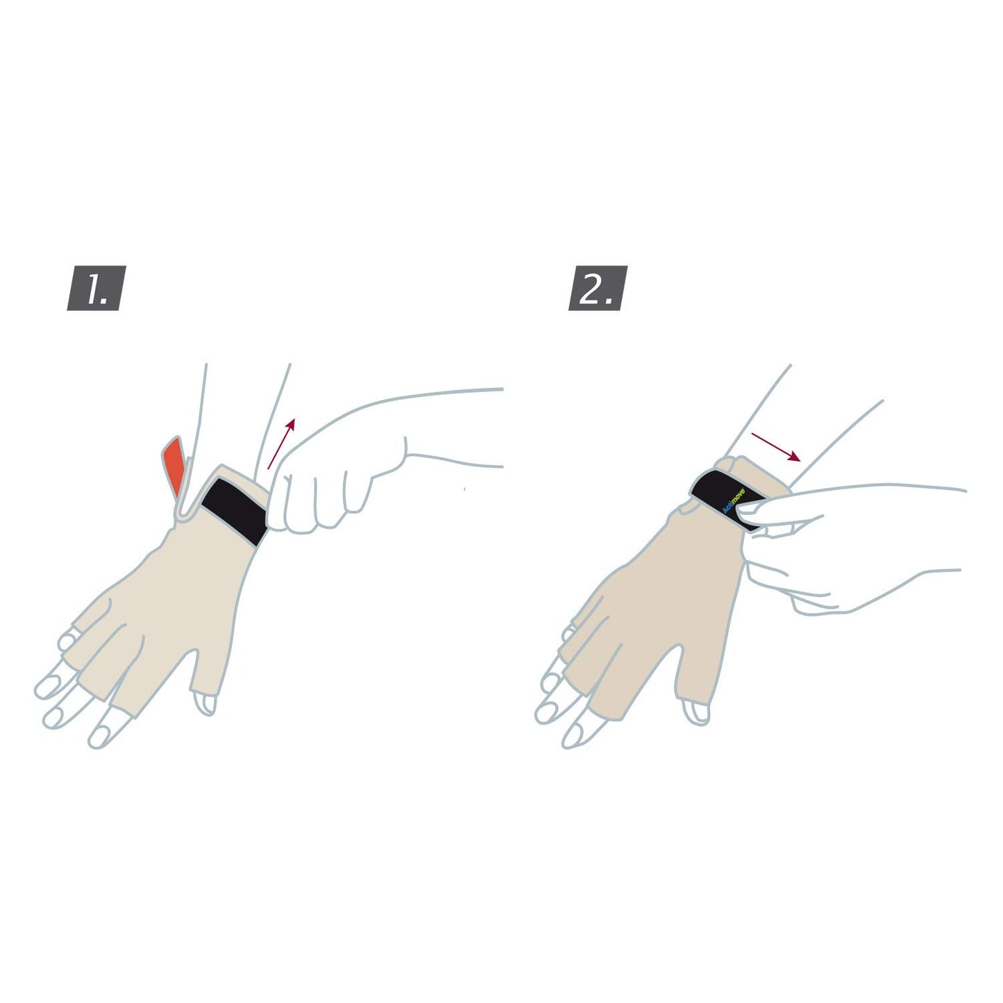 Actimove® Arthritis Care Arthritis Gloves – Drug-Free Pain Management for Aching Fingers and Hands, Overuse or Repetitive Syndromes – Left/Right Wear – Beige, Large