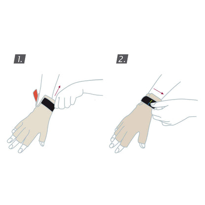 Actimove® Arthritis Care Arthritis Gloves – Drug-Free Pain Management for Aching Fingers and Hands, Overuse or Repetitive Syndromes – Left/Right Wear – Beige, Large