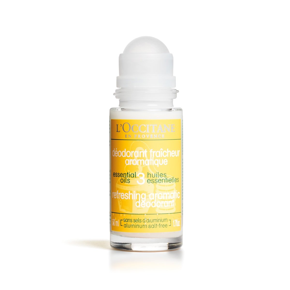 L'Occitane Aluminum Salts Free Aromachologie Deodorant with 3 Essential Oils. 1.60 fl oz