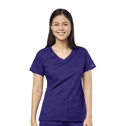 WINK Women's 4-Pocket Mock Wrap Top