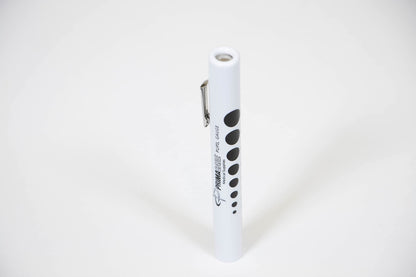 Primacare DL-9223 Pack of 6 Disposable Diagnostic Penlight with Imprinted Pupil Gauge, Lightweight and Moulded Plastic Body Medical Pen Light for Nurse, Student, Doctors EMT, White