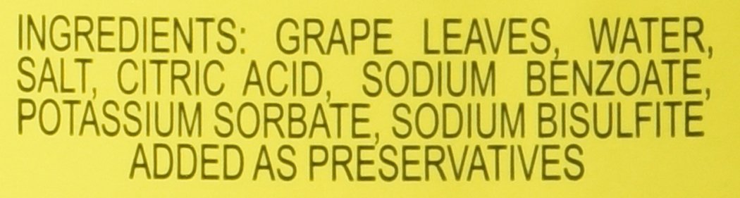 California Grape Leaves -Orlando 2lb jar, DR.WT. 16oz
