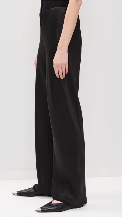 Vince Womens Fluid BIAS Pant, Black, X-Small
