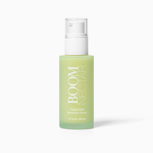 Boom Nectar ® Deep Moisturizing Eye & Face Serum for Sensitive Skin, Facial Serums for Aging Skin to Hydrate and Renew Complexion, Vitamin C Serum from BOOM Beauty by Cindy Joseph - 1.7 Oz