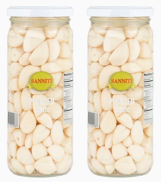 Sanniti Spanish Pickled Garlic, 15.9 Ounces (Pack of 2)