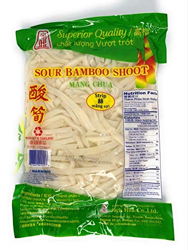 JHC Sliced Bamboo Shoots Strip, 16 Ounce bag (1 pack)