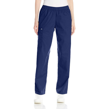 WonderWink Women's Pull-On Cargo Pant, Navy, 5X-Large