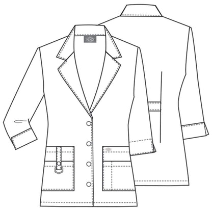 Dickies Women's Junior Fit 3/4 Sleeve Lab Coat