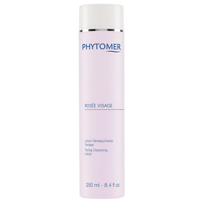 PHYTOMER Rosee Visage Toning Cleansing Lotion | All in One Cleanser, Makeup Remover & Toner for Face | Alcohol-Free | Safe, Natural Ingredients | 8.4 Fl Oz