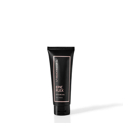 The Beachwaver Co. Epic Flex Styling Gel - Full Size (4 Oz) | Lightweight, Plant-Based Vegan Hair Gel w/Rice Protein & Botanicals | Flexible Hold, Frizz Control, Style Definition | Bali Beach Night