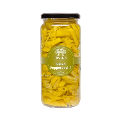 Divina, Pepperoncini Sliced, 15.5 Ounce