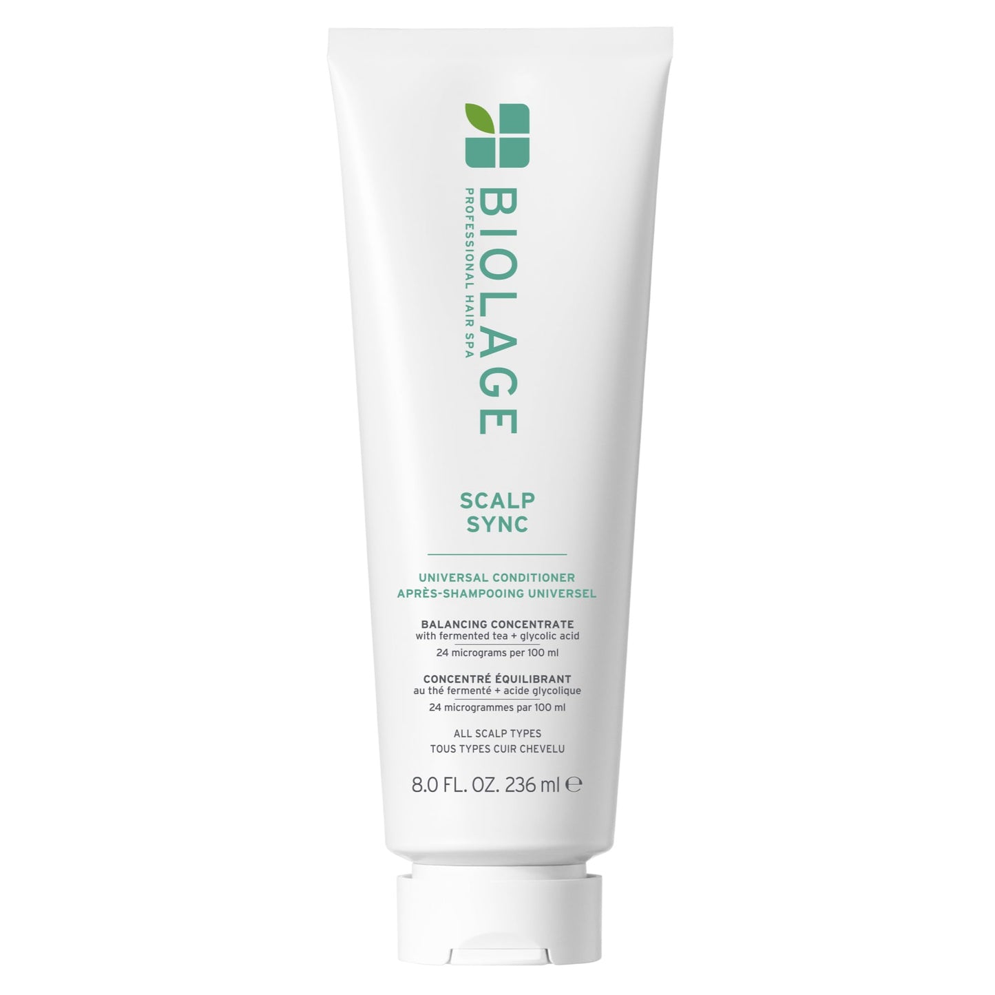 Biolage Scalp Sync Universal Conditioner - Nourishing & Hydrating for All Scalp Types, Lightweight Moisturizing & Conditioning, Fermented Tea Blend & Glycolic Acid, Vegan & Paraben-Free