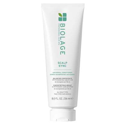 Biolage Scalp Sync Universal Conditioner - Nourishing & Hydrating for All Scalp Types, Lightweight Moisturizing & Conditioning, Fermented Tea Blend & Glycolic Acid, Vegan & Paraben-Free