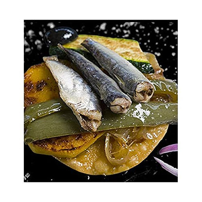 Ramon Pena Canned Sardines in Olive Oil | 25/30 Sardines Per Tin | 1 x 130g Can
