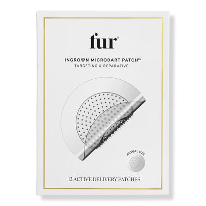 Fur Ingrown Microdart Patches - Ingrown Hair Care, Quickly and Effectively Clear Up Ingrown Hair Bumps - 12 Pack