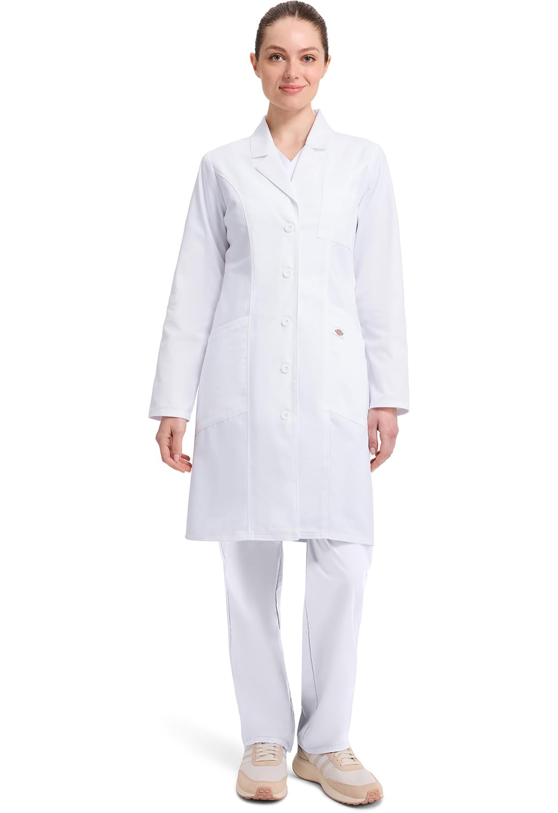 Dickies Contemporary Fit Women's 37" Twill Fitted Lab Coat 82401