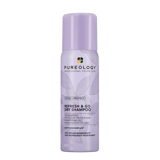 Pureology Style + Protect Refresh & Go Dry Shampoo For Oily and Color-Treated Hair - Volumizes and Protects from Heat Dry Shampoo, Silicone-Free & Vegan