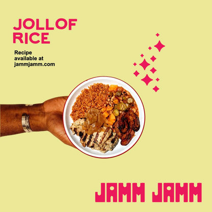 Jamm Jamm West African Tomato Sauce, Smoky, Bold African Flavors, All Natural Ingredients, 24 oz (2 Pack)