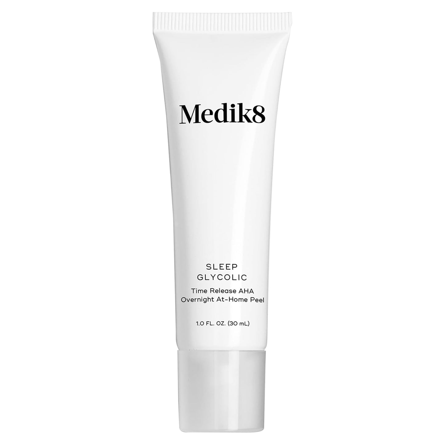 Medik8 Sleep Glycolic - Exfoliating Glycolic Acid At Home Face Peel - Night Cream for Face - Night Peel with Glycerin and Korean Clover - 1.0 oz