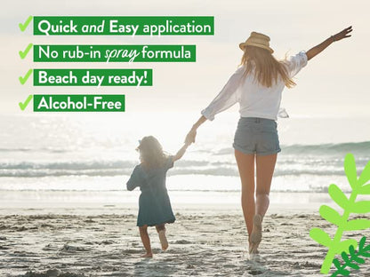Babo Botanicals After Sun Soothing Mist - Aloe Vera & Cucumber - For Face, Body & Sensitive Skin - Non-Aerosol - No-touch application - EWG Verified - Alcohol-Free - Scented with cucumber extract