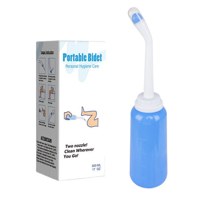 Reusable Vaginal Douche Cleaner for Women Portable Perineal Bottle Vaginal Cleansing System Vaginal Cleaner Bidet Bottle Sprayer Peri Bottle Irrigator Anal Douche Cleaning Kit Vaginal Enema Cleanser