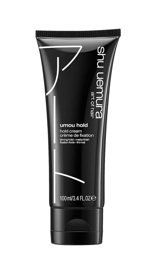 shu uemura art of hair umou hold hair cream - provides long-lasting hold, adds dimension and natural shine, perfect for polished & slicked-back styles, 3.4 fl oz