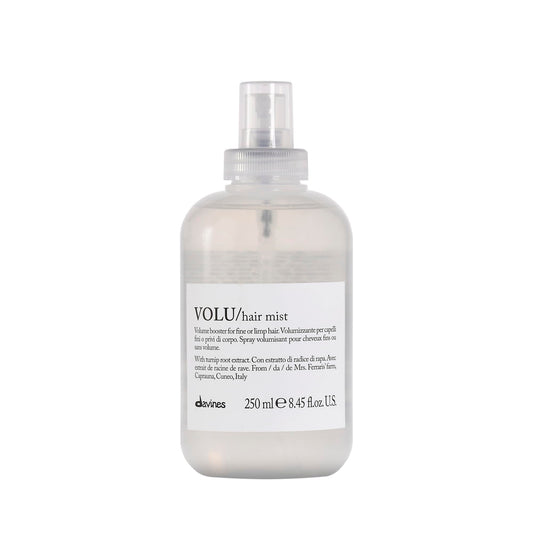 Davines VOLU Mist, Leave-On Root Lifting Spray for Added Volume Suitable for All Hair Types - Weightless Formula Leaves Hair Soft and Shiny with Turnip Root Extract, 8.45 Fl Oz