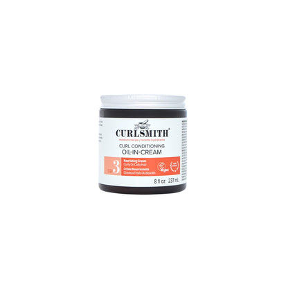 CURLSMITH Curl Conditioning Oil-in-Cream, Leave In for Thick Curly Hair, Deep Moisture Curl Conditioner, For All Types, Vegan & Cruelty-free
