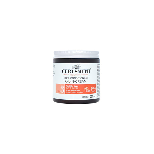 CURLSMITH Curl Conditioning Oil-in-Cream, Leave In for Thick Curly Hair, Deep Moisture Curl Conditioner, For All Types, Vegan & Cruelty-free