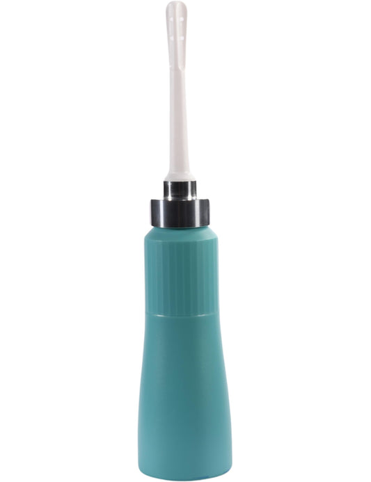 Natural Vaginal Douche Bottle - Vaginal Douche for Women, Free of PVC & Phthalates & BPAs, Compatible with DMSO / MMS, 12 FL Oz, Teal Blue