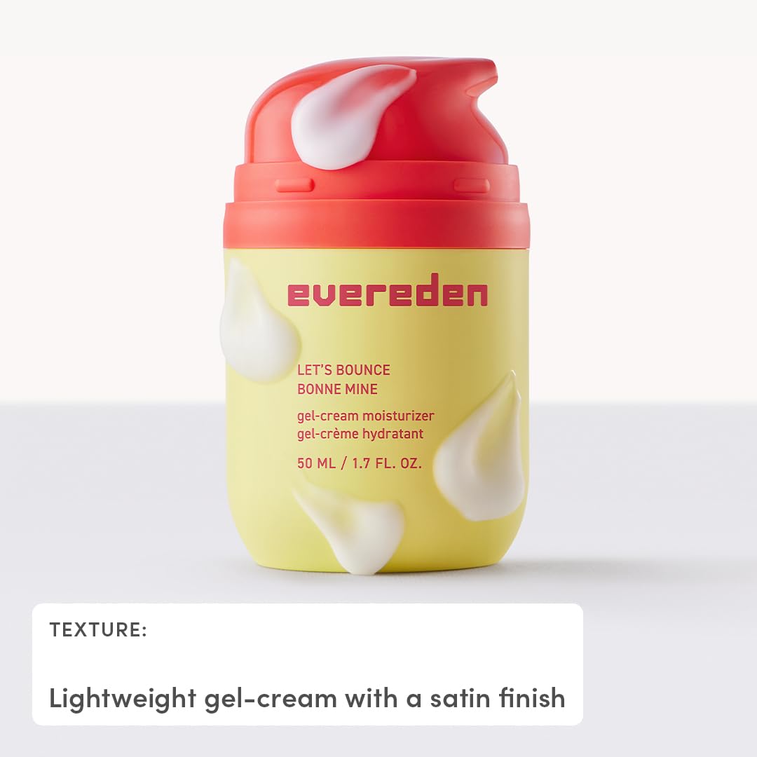 Evereden Gel-Cream Preppy Skincare Moisturizer for Teens | Light, Non-Greasy Hydration for Oily, Pimple-Prone, Redness, Calming | Skin Care for 10-12 & Beyond - Easter Basket Stuffers for Teens