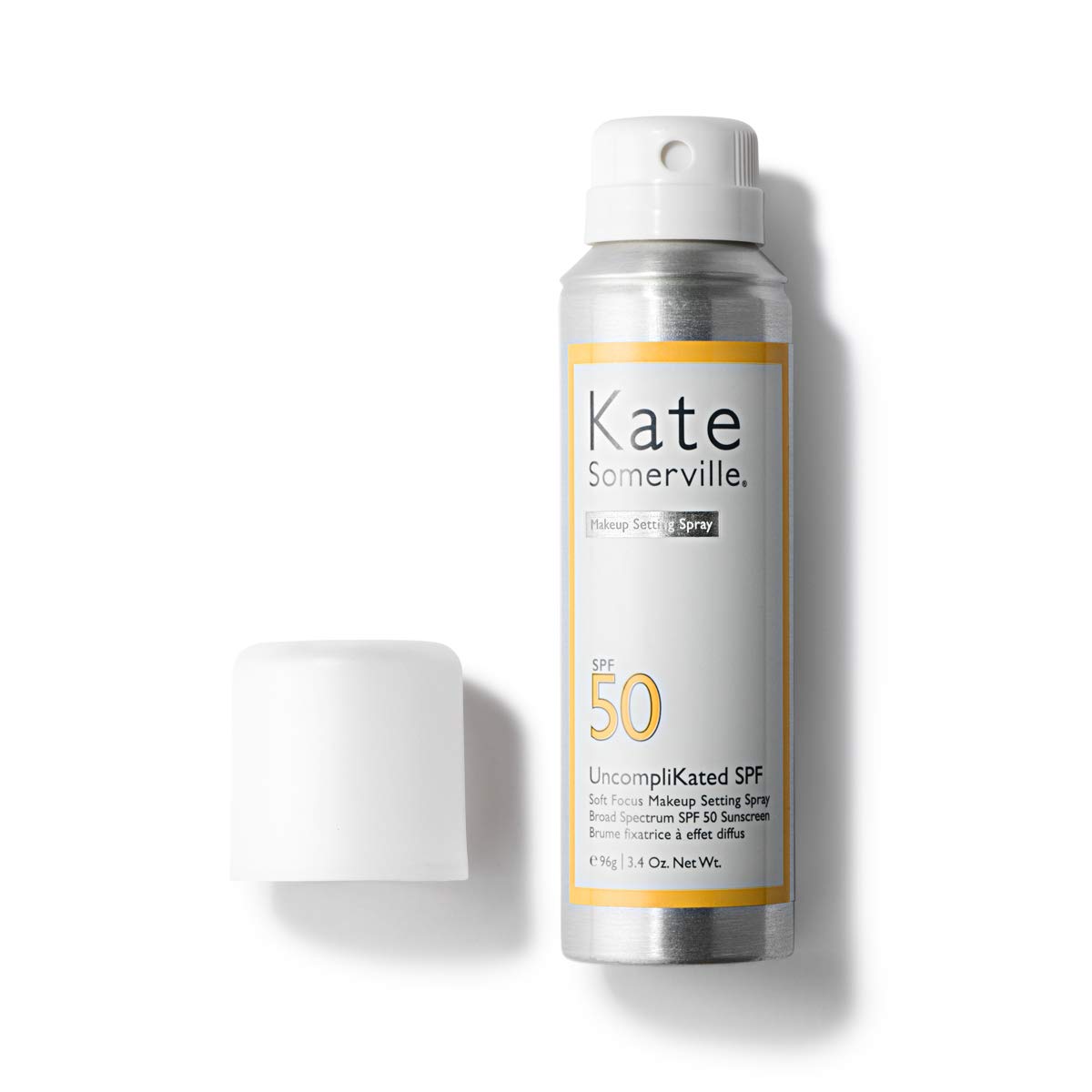 Kate Somerville UncompliKated SPF – SPF 50 Face Sunscreen and Soft Focus Makeup Setting Spray, Daily Use Sun Protection with Matte Finish, 3.4 Fl Oz